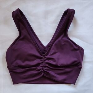 ALO Yoga Wild Thing Bra, Deep Plum